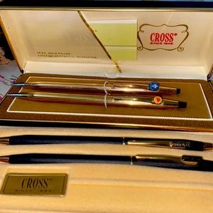 CROSS  10K Gold filled Pen and pencil set 1/20 LIMITED EDITION SET